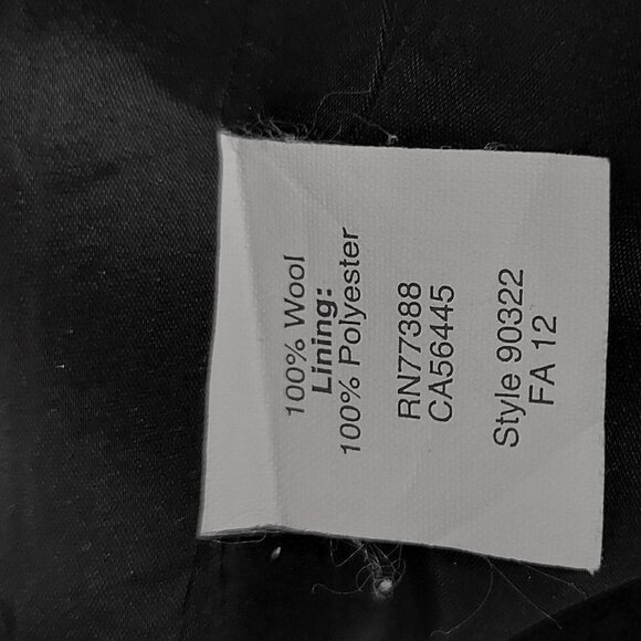 J. Crew, Black, “Origami” Dress, Fitted, Midi, Wrap-detail, Cap-sleeve, Size: 2 - Picture 10 of 10